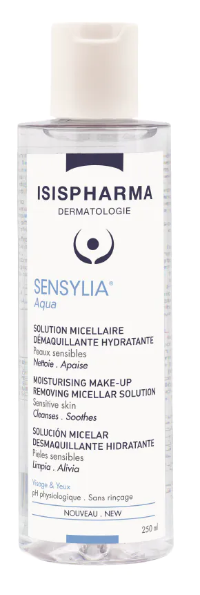 Isispharma Sensylia Aqua - Nawilżająco-oczyszczający płyn micelarny skóra wrażliwa odwodniona 250ml