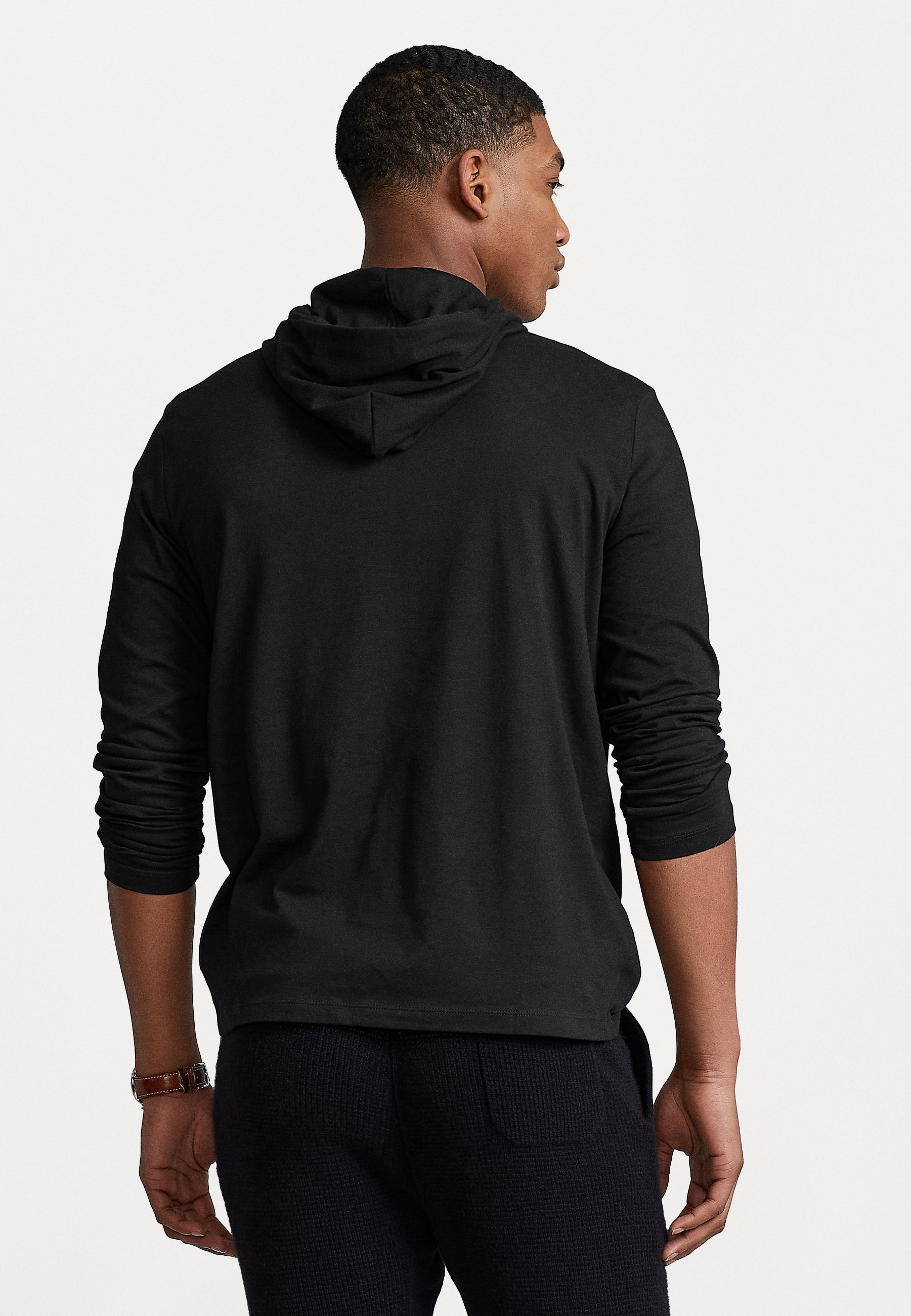 Polo Ralph Lauren JERSEY KAPUUTSIGA T-SÄRK - Pusa - must