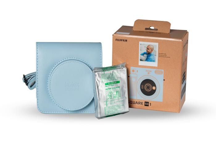 Fotocamera istantanea - FUJIFILM - Instax SQ1 - Blu - Modalità selfie - Esposizione automatica