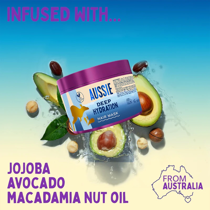 Aussie Deep Hydration Hair Mask Intenzivna vlažilna maska za suhe in poškodovane lase