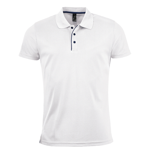 Polo De Manga Corta De Deporte 100% Poliéster De Primera Calidad Sols