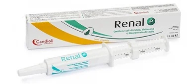 RENAL Candioli Renal P pasta met 15 ml doseerspuit, mineraalsupplement voor katten