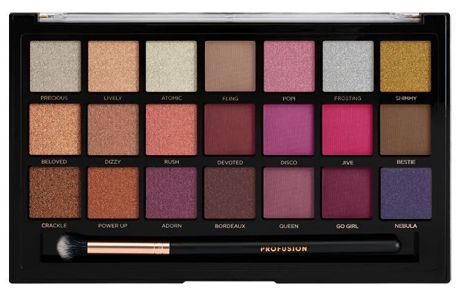 Paleta senčil za oči Pro Pigment, 21 odtenkov, čopič Palete senčil za oči in ličila