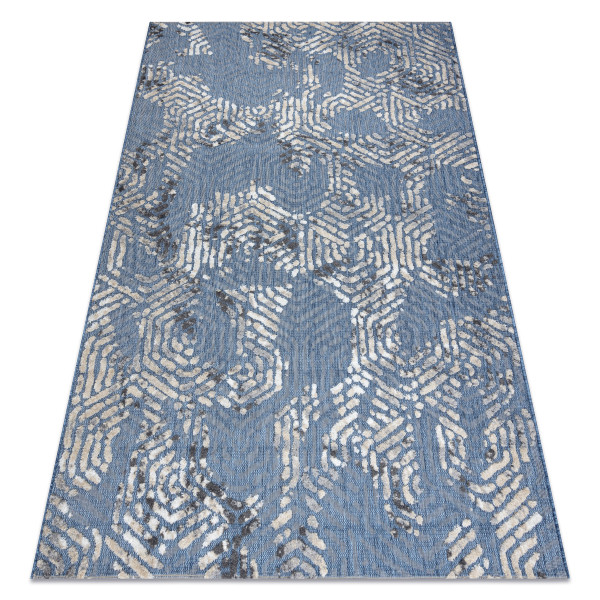 Dywan Strukturalny SOLE D3841 Heksagony - 80x150 cm