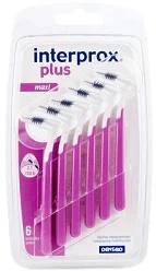 Escovas interdentais Interprox Plus Maxi 6 roxas