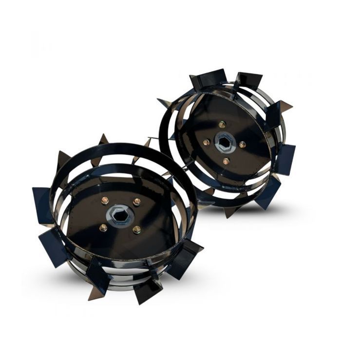Paire de roues métalliques 4.00-8 axe 23 mm pour motoculteur toute marque – DAEWOO DAACC-116-23