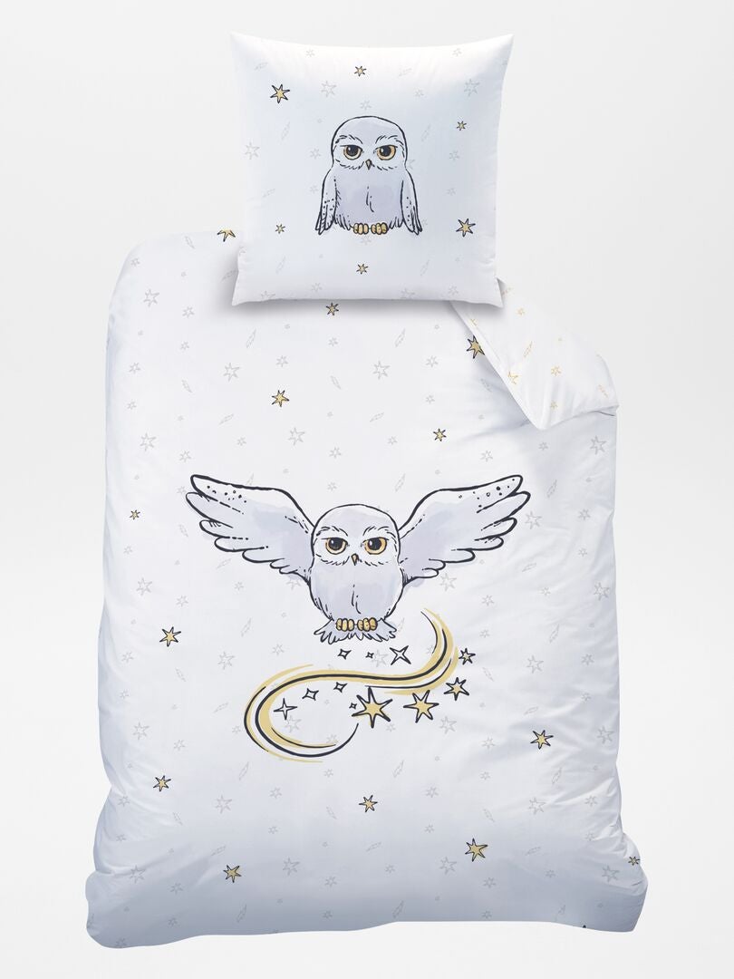 Komplet pościeli Harry Potter – rozmiar pojedynczy – biały