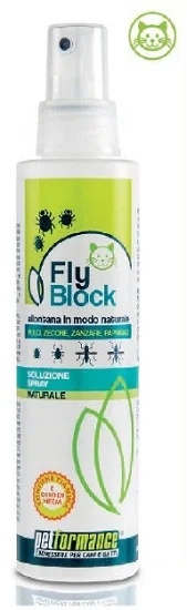 FLYBLOCK Spray anti-insectes protecteur pour chats 150 ml