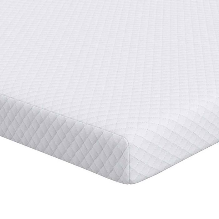 Cubrecolchón - VIDAXL - 140 x 190 cm - Doble capa - Tejido jacquard de poliéster - Blanco