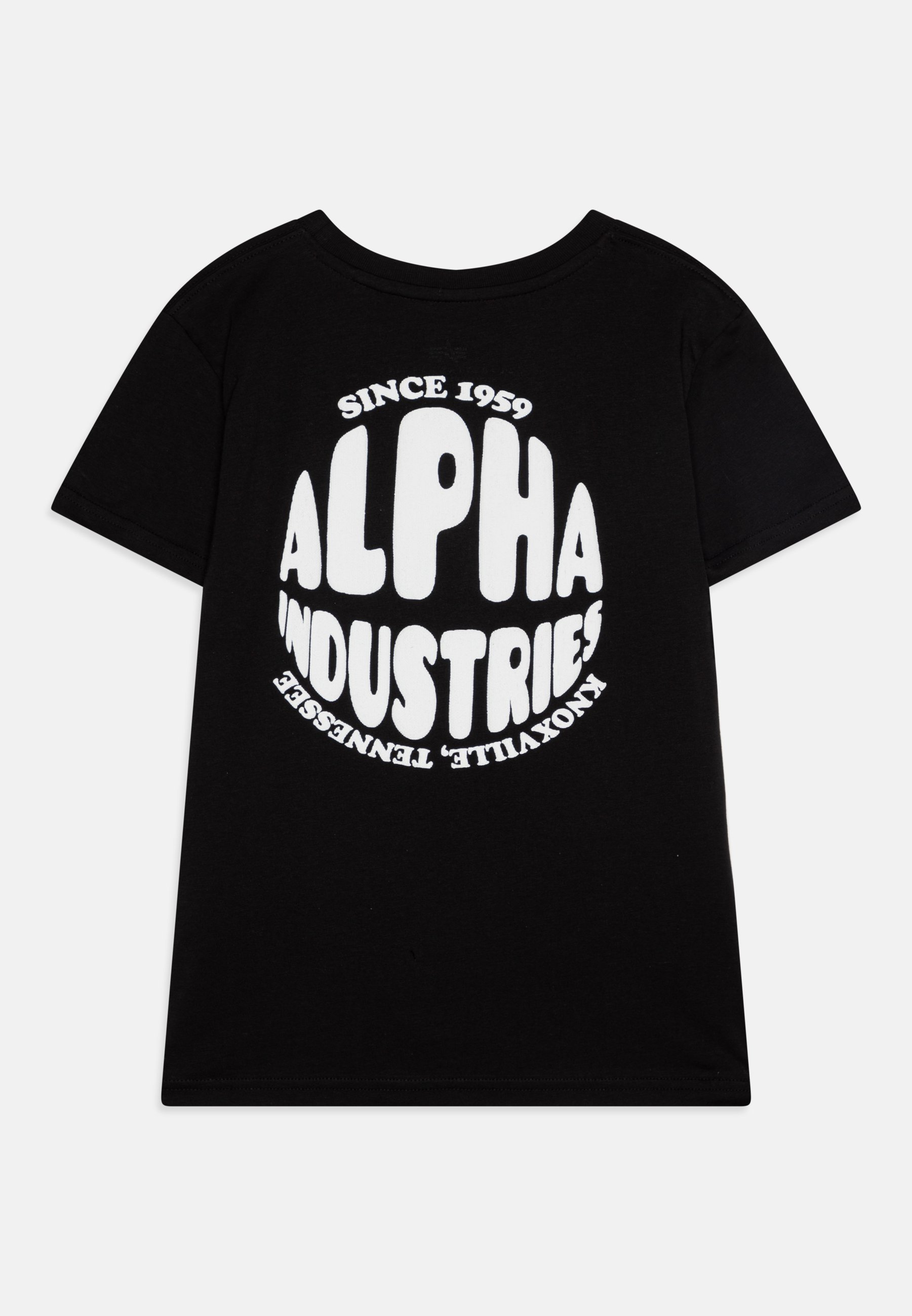 T-shirt Alpha Industries LOGO KIDS TEENS UNISEX - Stampa - nera