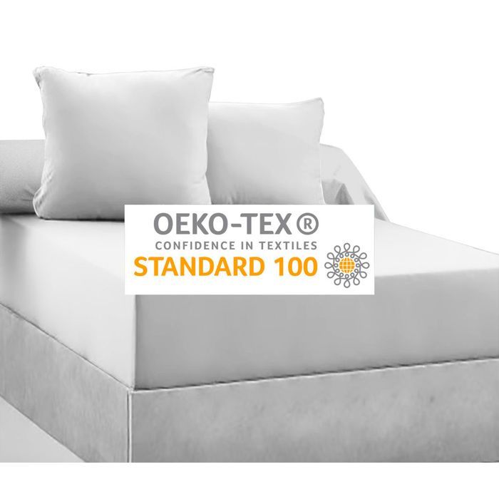 2 fundas de almohada de 63 x 63 cm - Blancas