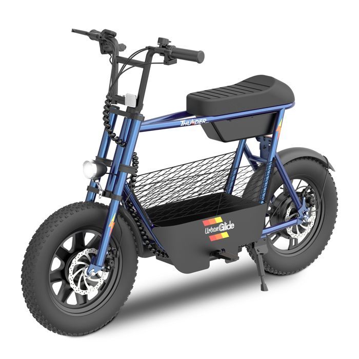 Bicicletta elettrica senza pedali URBANGLIDE Thunder 160, velocità massima 25 km/h, autonomia 30 km, freni a disco, ruote da 16