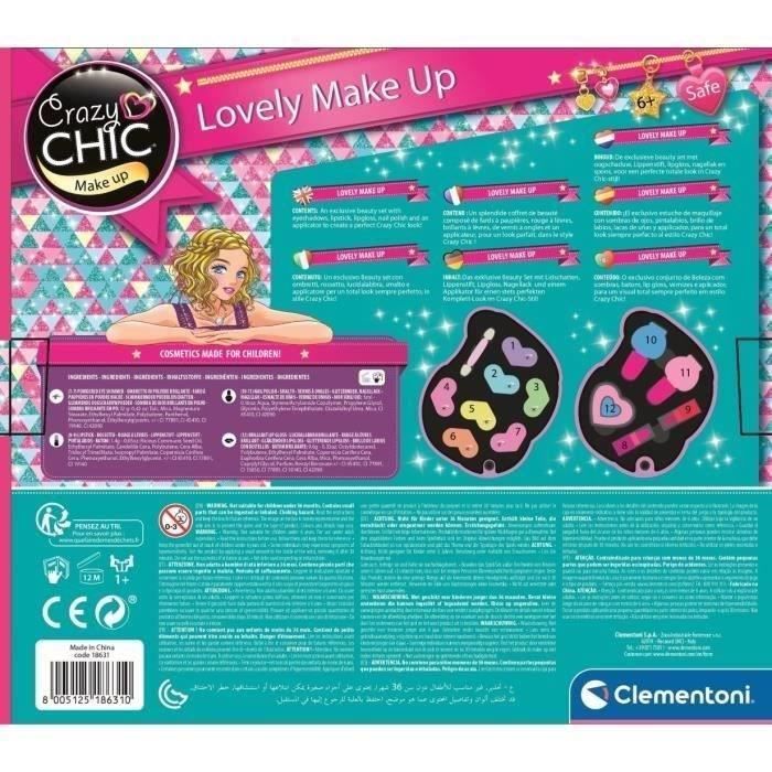 Clementoni - 18643 - Paleta de maquillaje Unicornio (A2x3)