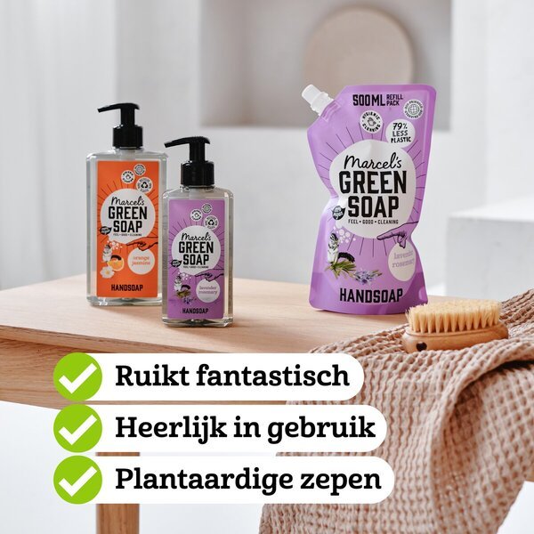 Marcel's Green Soap milo za roke z vonjem pomaranče in jasmina<br>500ml