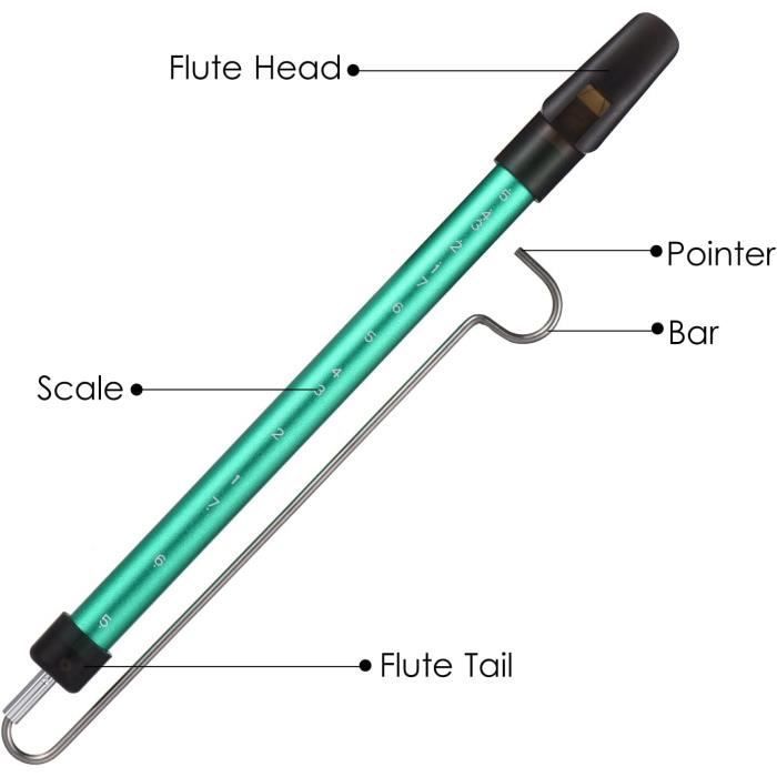 Flauta deslizante de metal con corredera de acero - Instrumento musical para padres - Juegos para niños y niñas