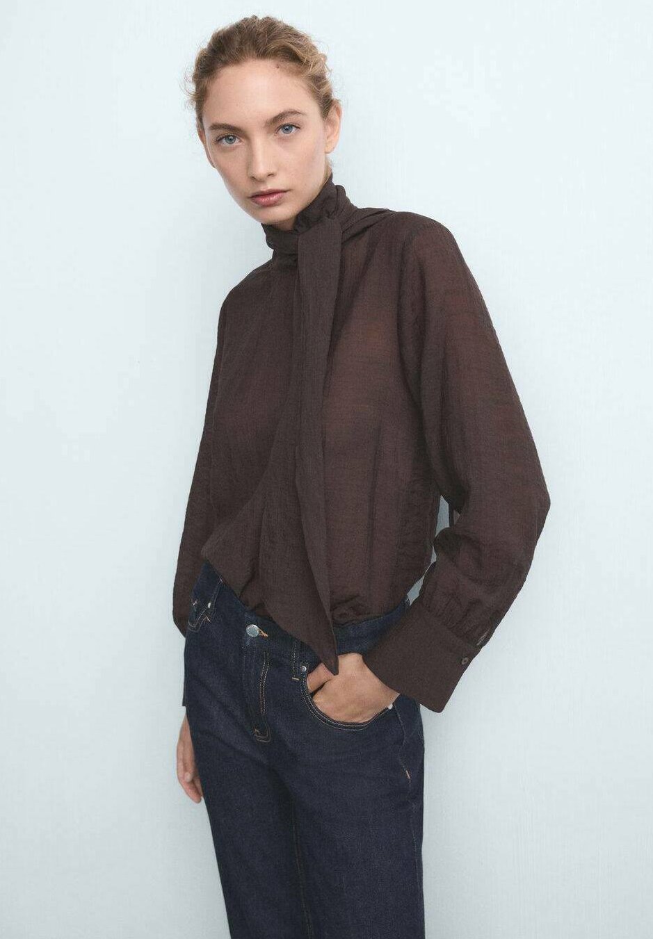 Mango Bootcut jeans - open blauw