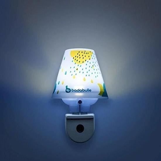 BADABULLE Automatic, Energy-Saving Baby Wall Night Light with Blue Drops