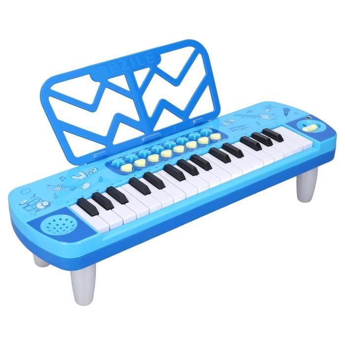 OMABETA Teclado electrónico de juguete, mini teclado de 37 teclas, piano de mesa de juguete
