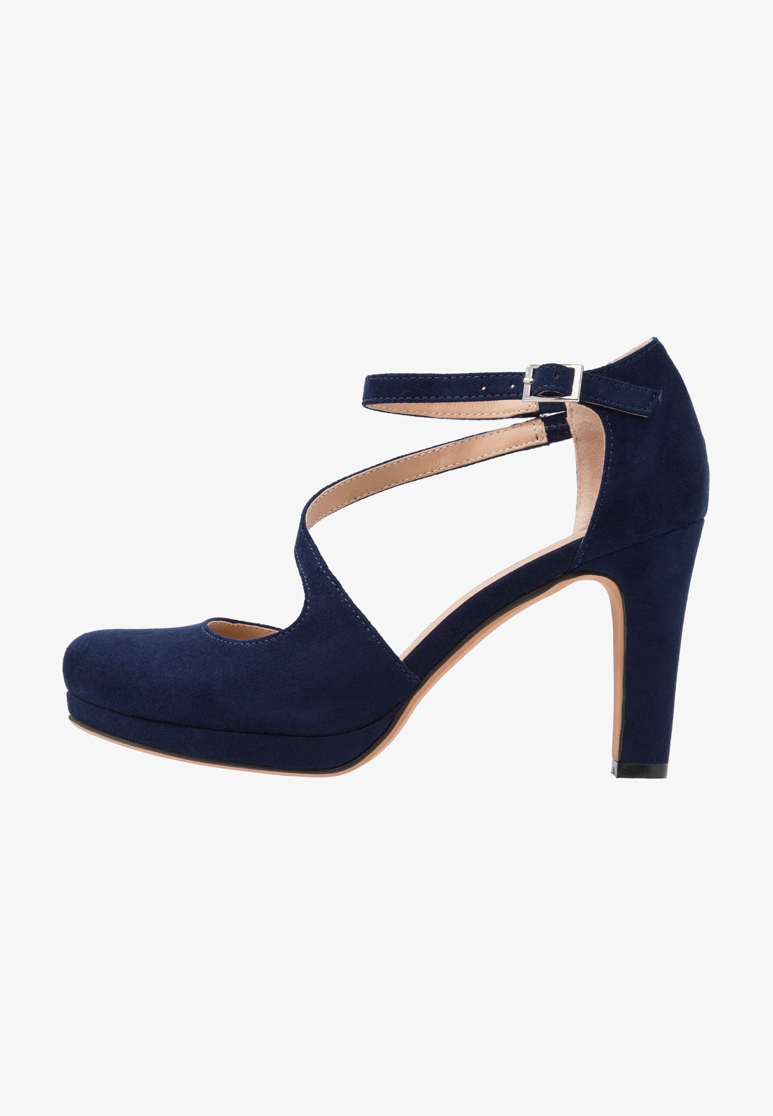 Anna Field hoge hakken - donkerblauw
