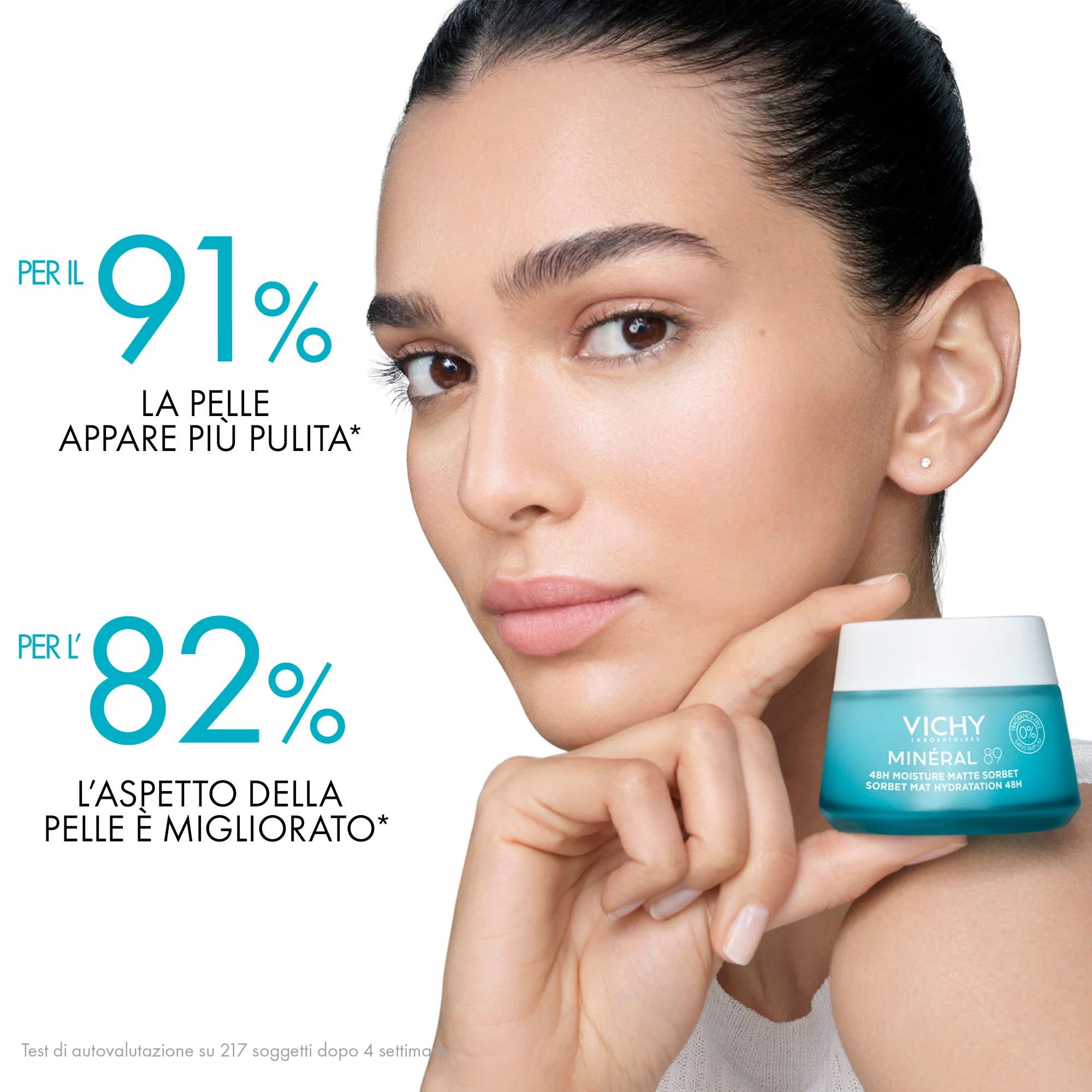 VICHY Vichy Mineral 89 crème voor de vette huid 50 ml hydraterend
