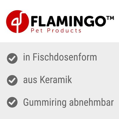 Flamingo Keramikschale Katze Auri