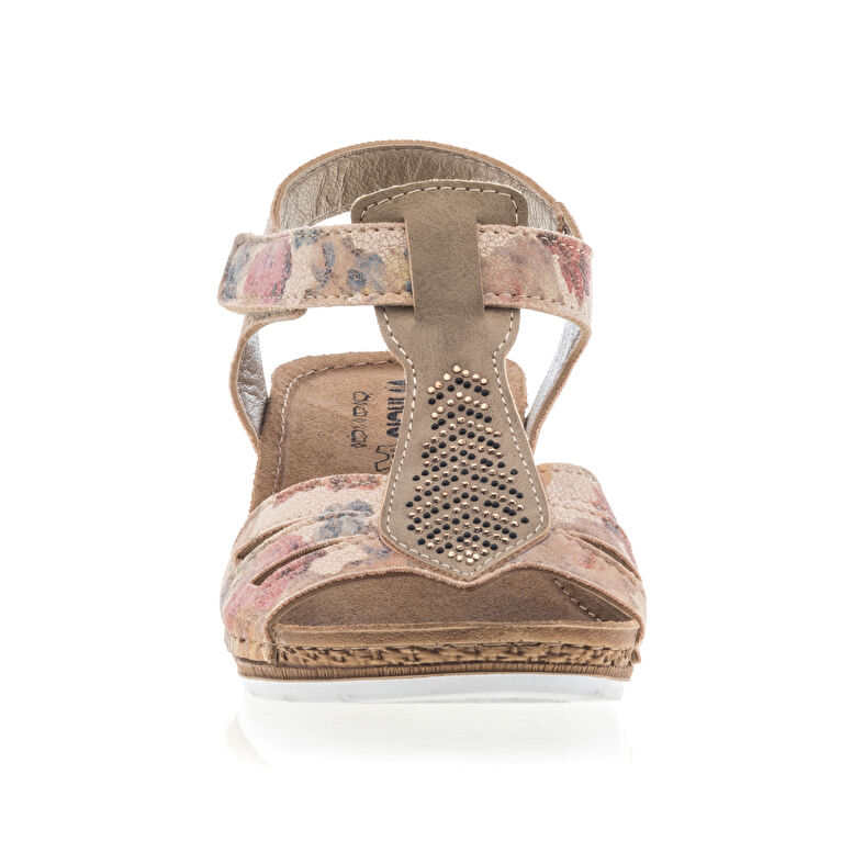 Sandalias marrones para mujer / Zapatos de punta abierta