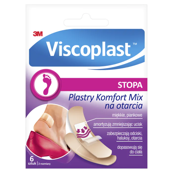 Viscoplast Komfort Mix, Plastry na otarcia