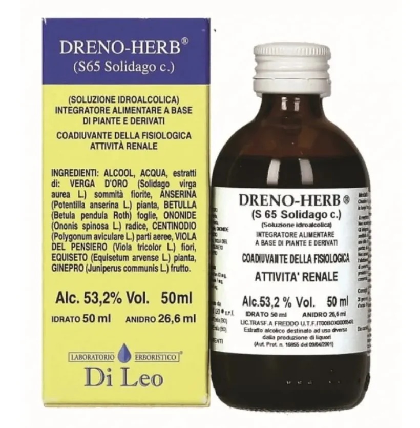 LEO ZĀĻU LABORATORIJA Dreno-Herb Compound S65 Solidagp 50 ml