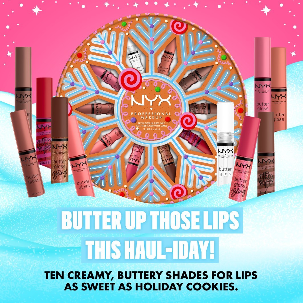 NYX Professional Makeup Leppestiftsett Epic Butter Gloss Vault - 1 stk