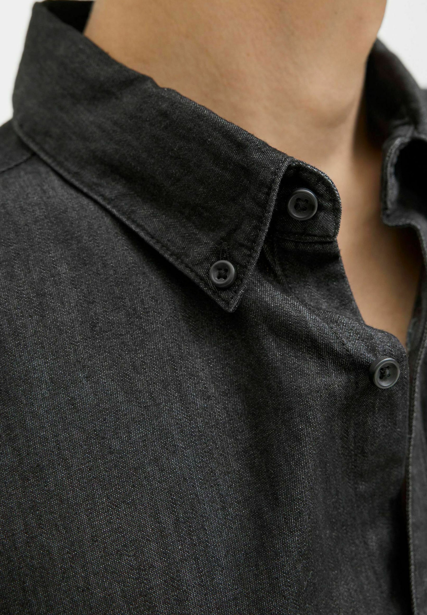 Jack & Jones Hemd - schwarzer Denim