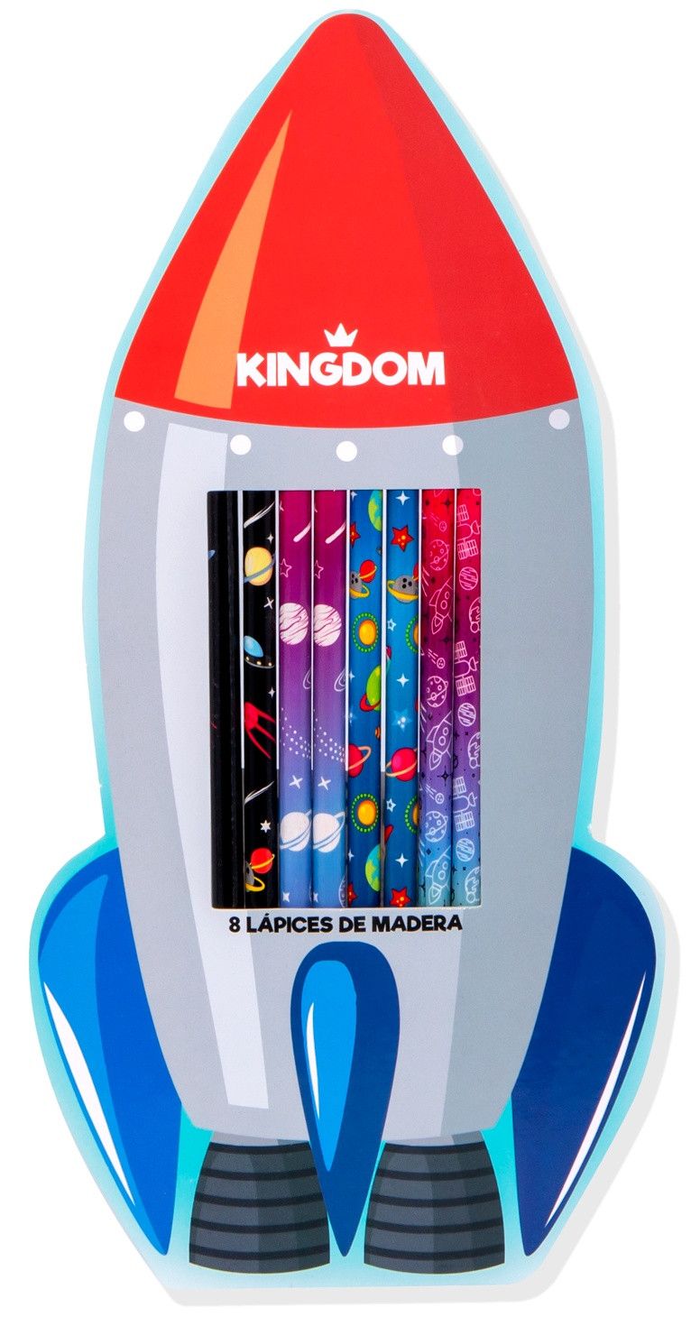Kingdom 8 drvenih olovaka Papirnica