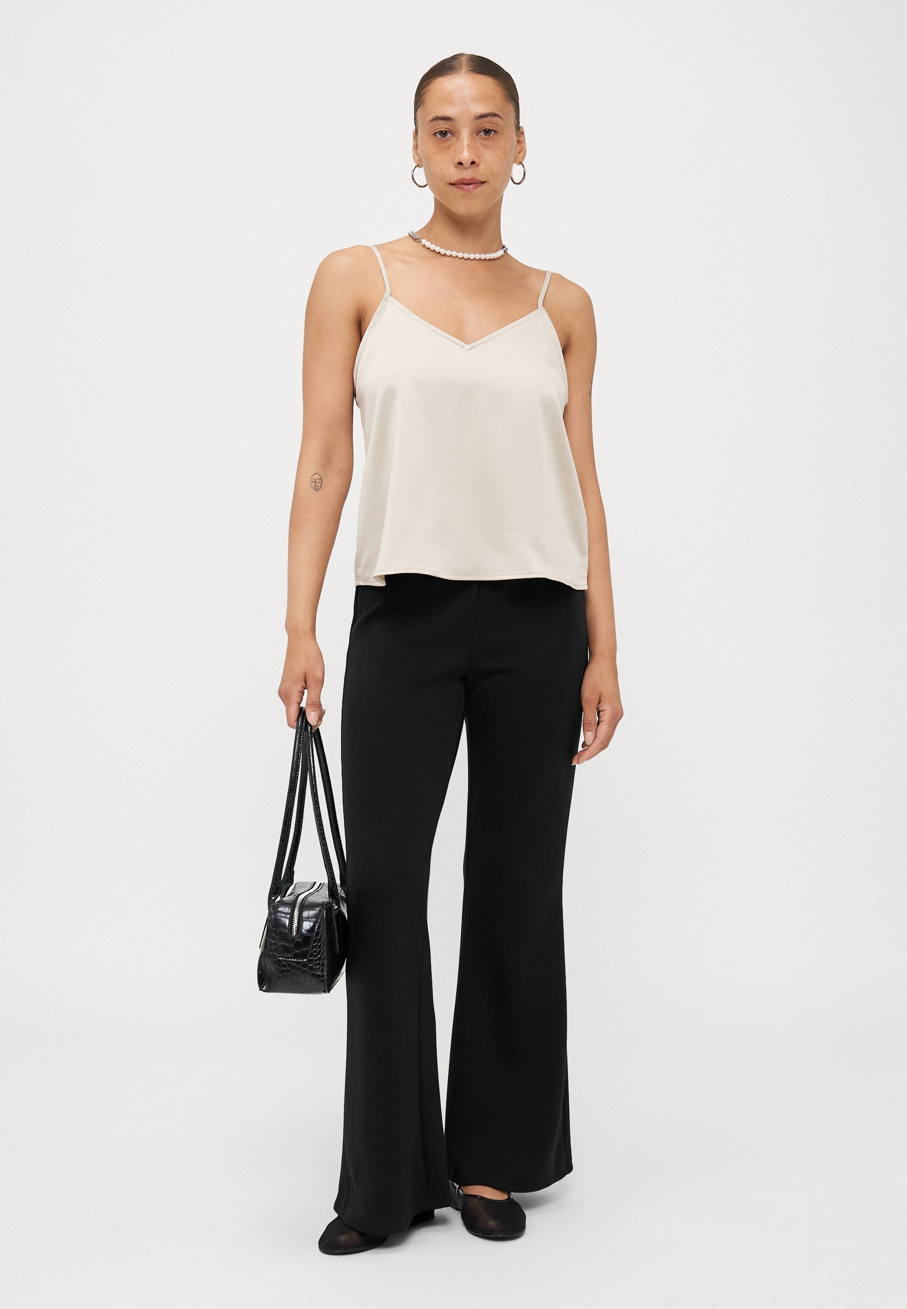 Vero Moda Petite VMMERLE SINGLET - Top - puimsteen