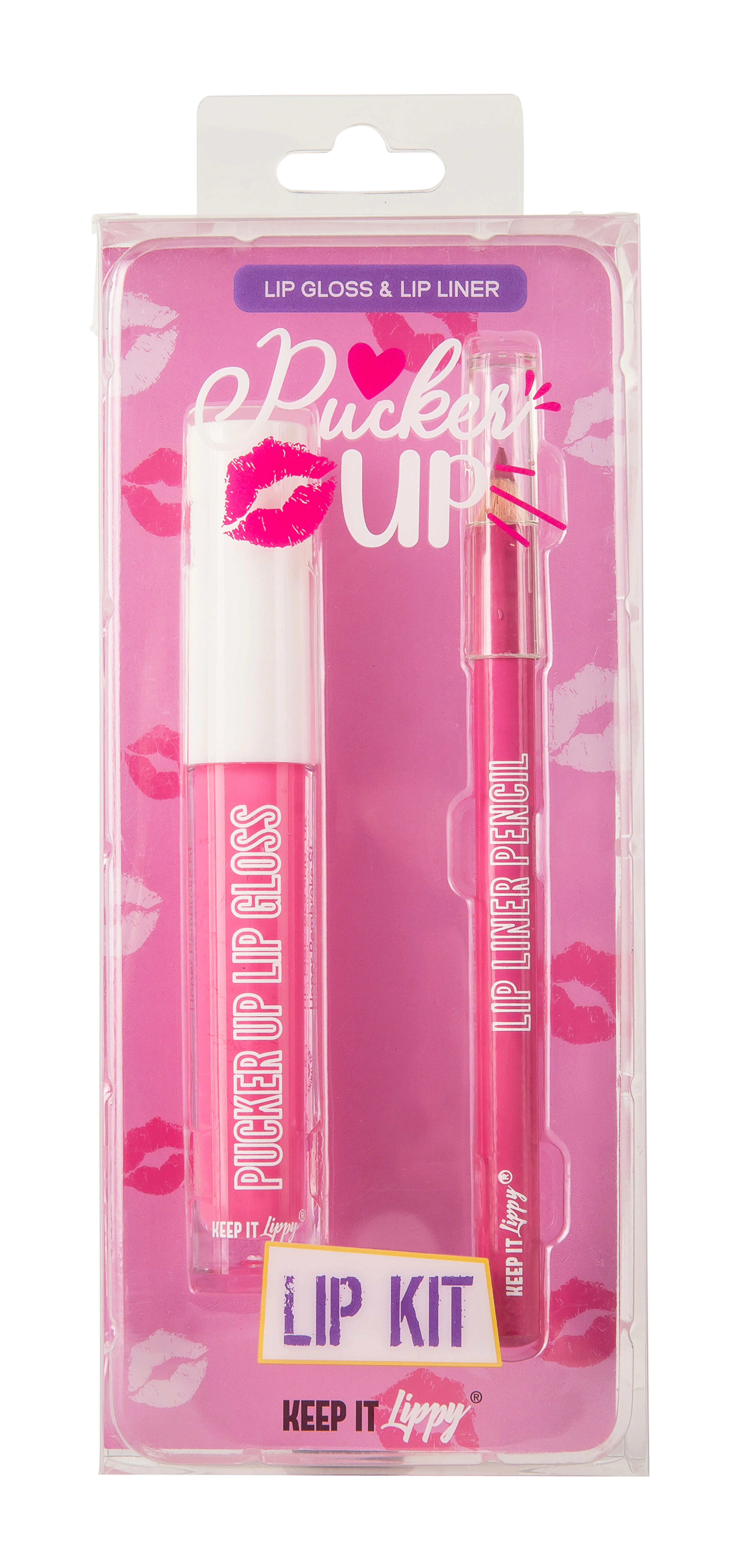 Skin Treats Pucker Up Lip Plumping Zestaw do ust błyszczyk + konturówka