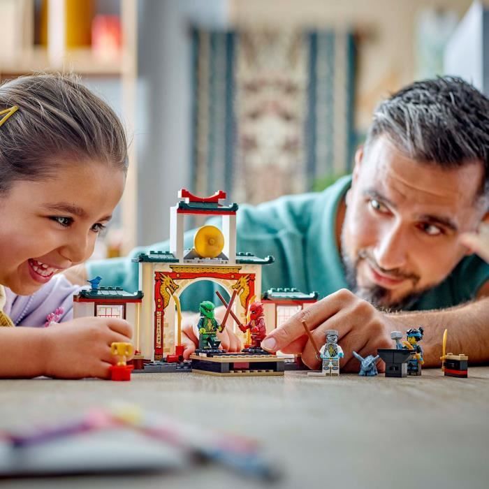 LEGO NINJAGO 71831 Le temple de Spinjitzu des Ninjas - Jouet dragon pour enfants dès 4 ans