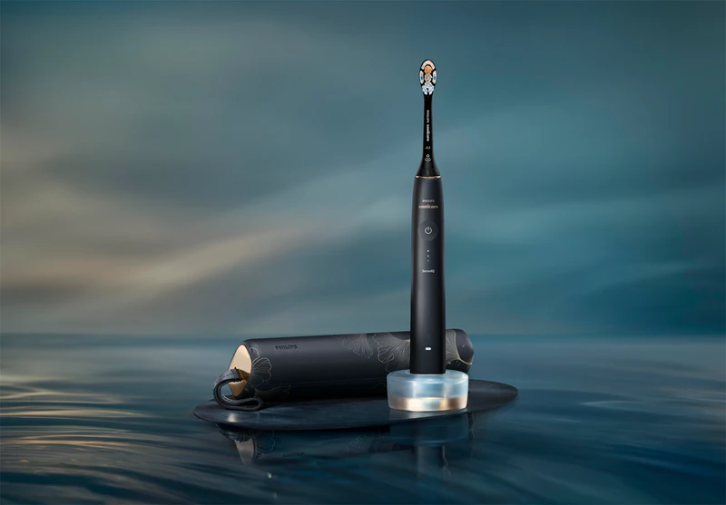 Escova de dentes elétrica sônica Philips Sonicare 9900 DiamondClean Prestige Edição Limitada HX9992/42 com aplicativo