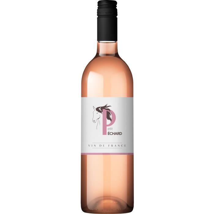 Compra 4 y llévate 2 gratis. Petit Péchard - Vin de France - Vino rosado Languedoc - 6 botellas de 75 cl