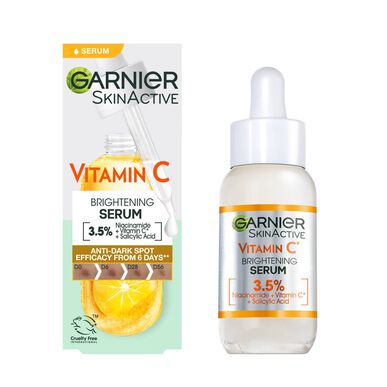 Garnier C-vitamiinin tummia täpliä ehkäisevä seerumi kasvoille, niasiiniamidi 30 ml 30 ml