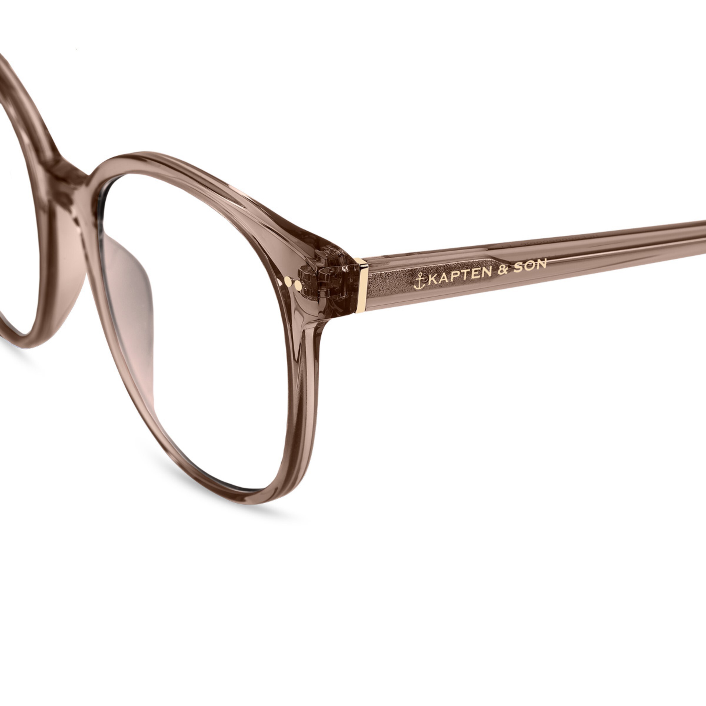 Nairobi Transparent Hazel avec verres correcteurs