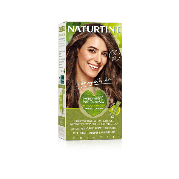 Gel de coloração permanente Naturtint 5G Castanho Claro Dourado