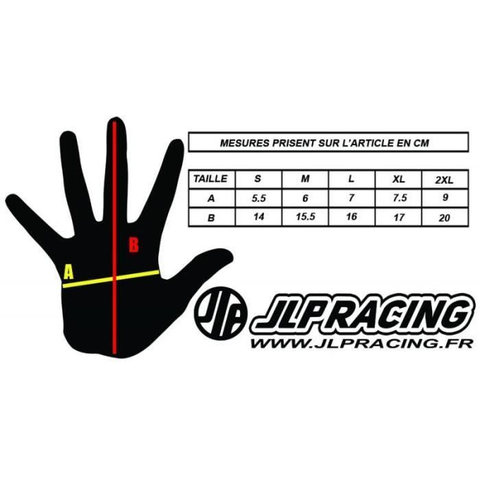 GANTS ENFANT MOTO CROSS QUAD VTT BMX BLANC TAILLE ENFANT VIP JLP RACING