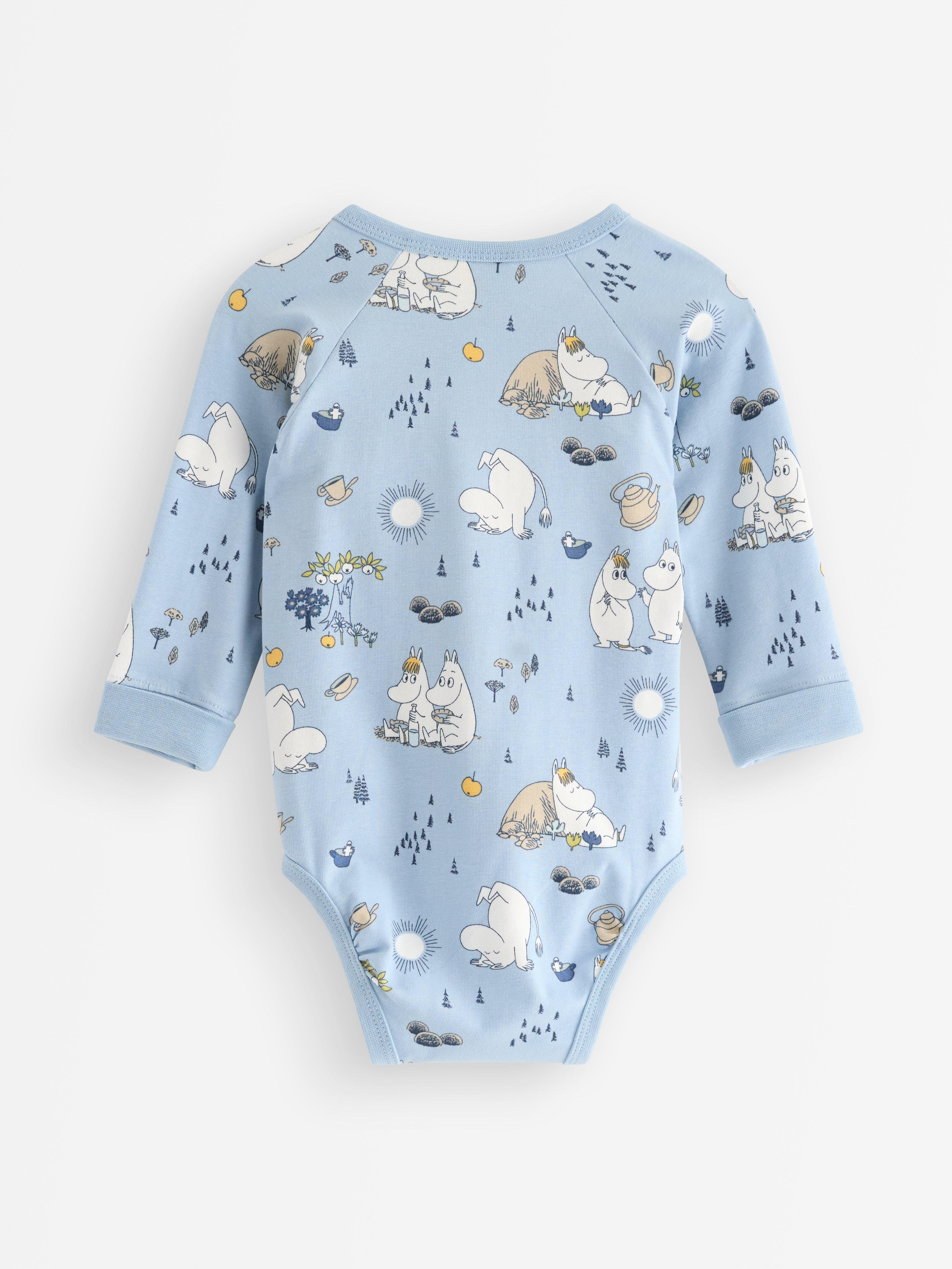 Mumin omlottbody Azul Claro Acinzentado