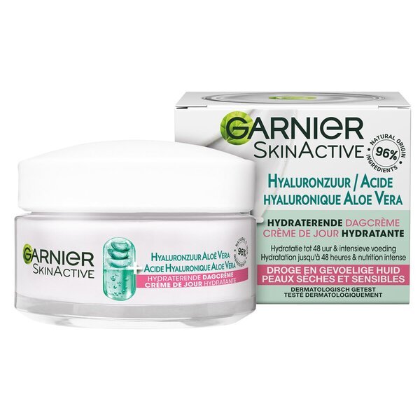 Garnier SkinActive hydratačný denný krém s kyselinou hyalurónovou a aloe vera<br>50ml