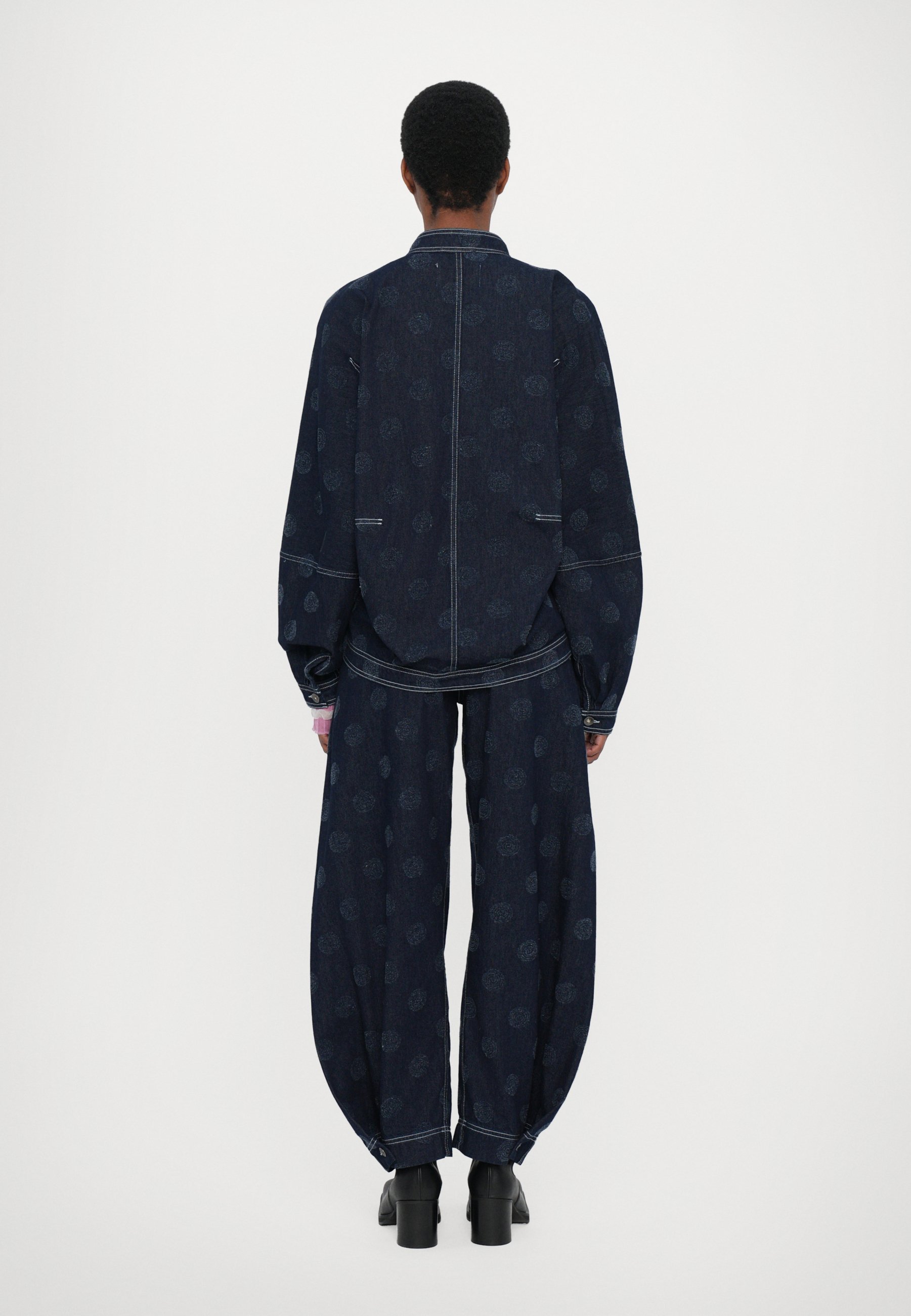 Henrik Vibskov DART JACKET - Giacca di jeans - blu scuro