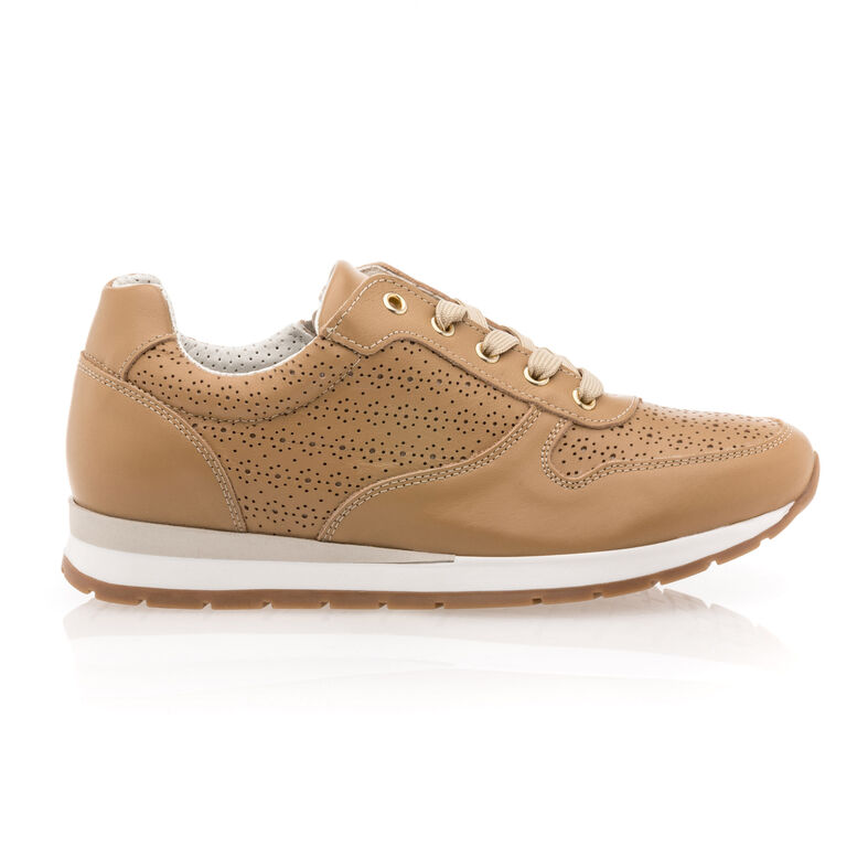 Zapatillas deportivas para mujer color marrón