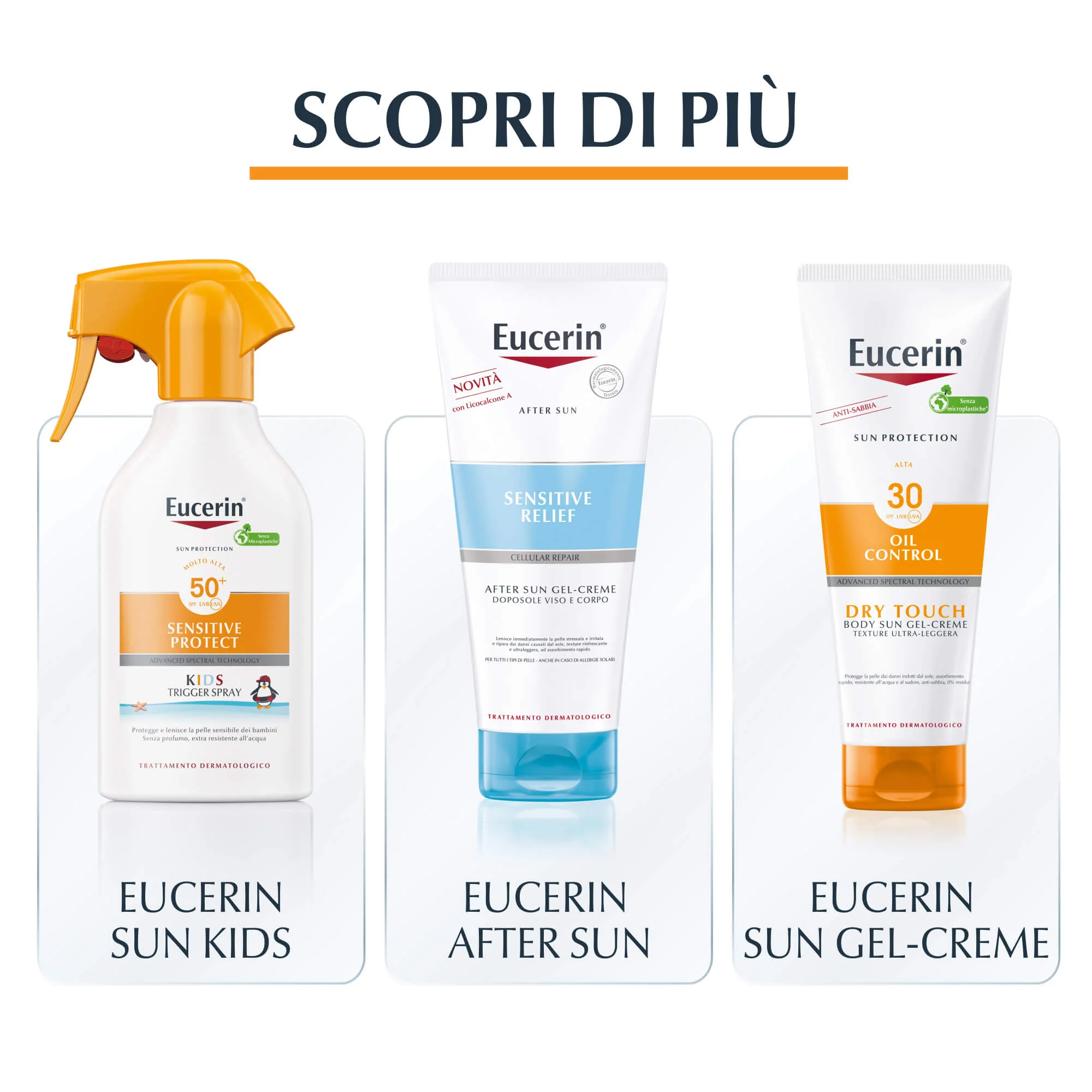 Sun Protection Sensitive Protect Kids Sun Spray SPF50+ - Crema Solare Bambini, Spray solare corpo alta prot., Prodotti per Bambini