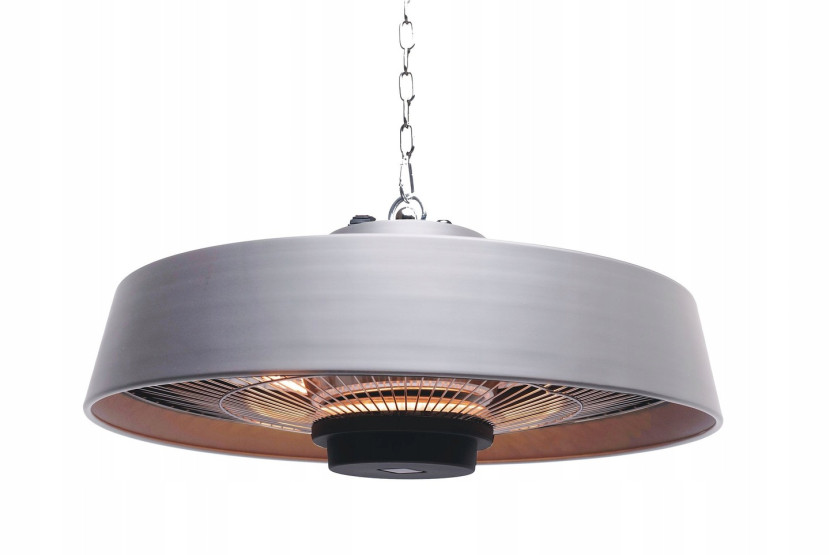 Promiennik Podczerwieni Wenus Lampa Grzewcza Wisząca IR 2000W Srebrna