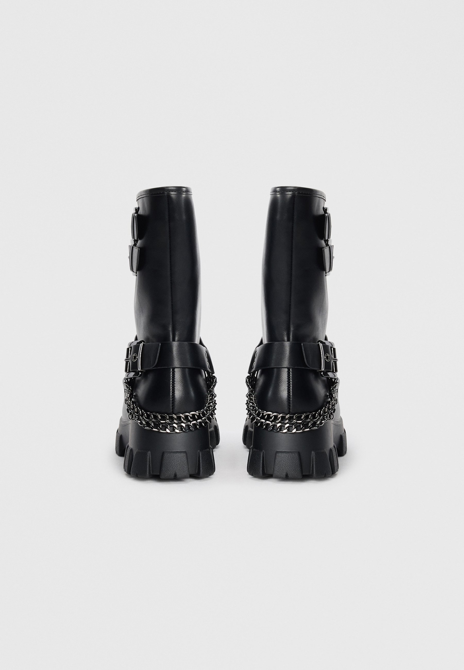 YOURTURN UNISEX - Bottines cowboy/motard - noires
