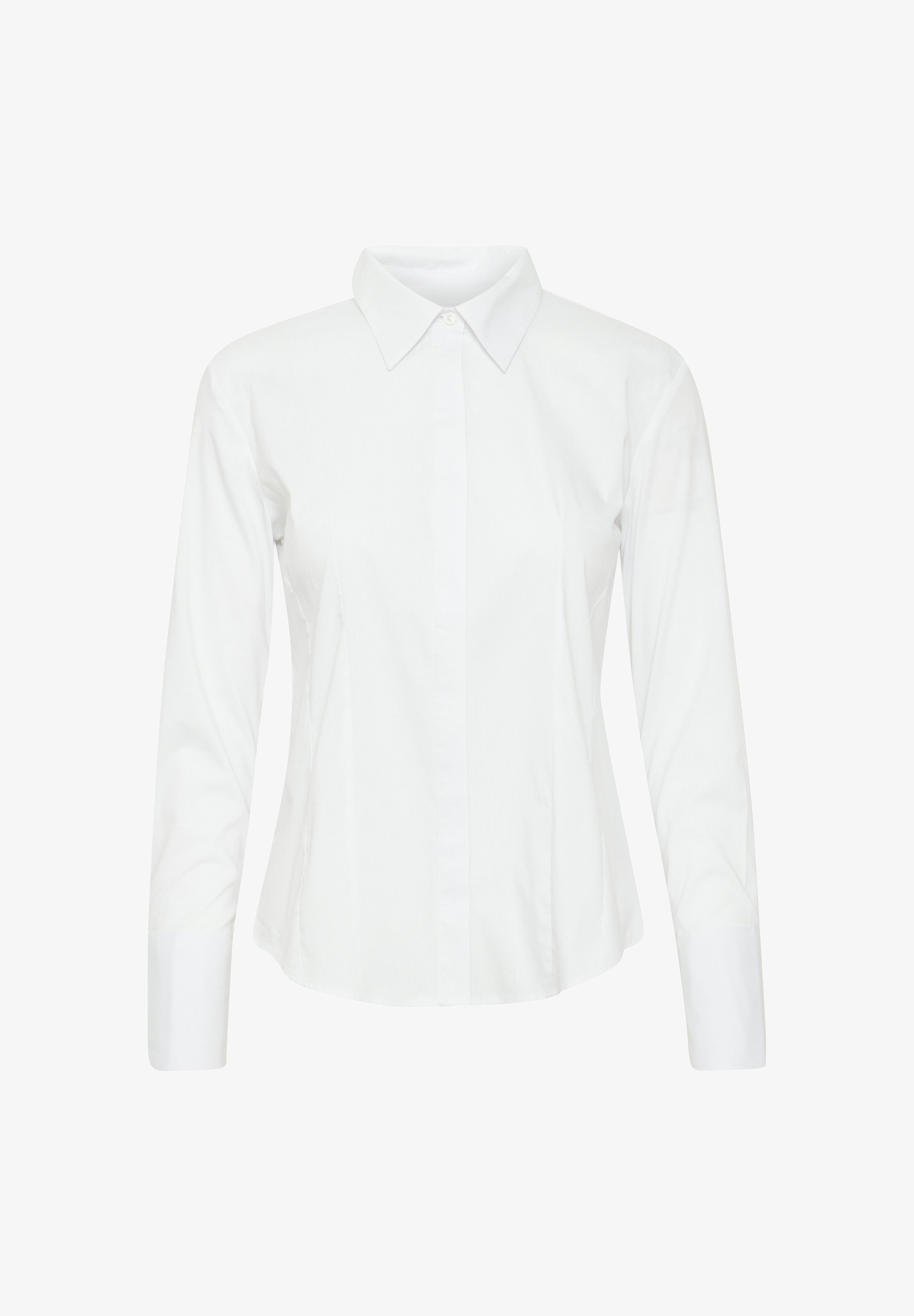 Fransa FRZASHIRT - Bluse mit Knopfleiste - komplett weiß