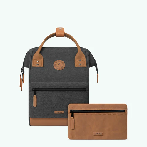 Cabaia Adventurer Kleiner Rucksack London Grau