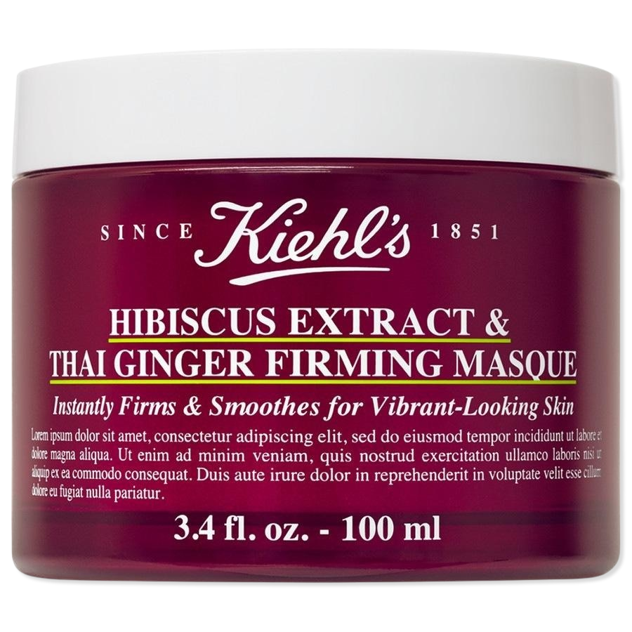 Mascarilla hidratante reafirmante de hoja de jengibre e hibisco de Kiehl's - 100 ml